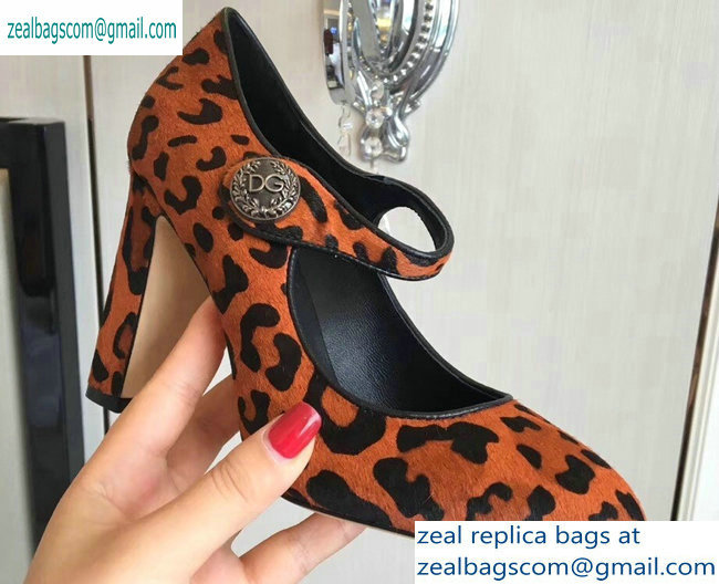 Dolce & Gabbana Leopard Print Pony Hair Pumps 03 2019 - Click Image to Close